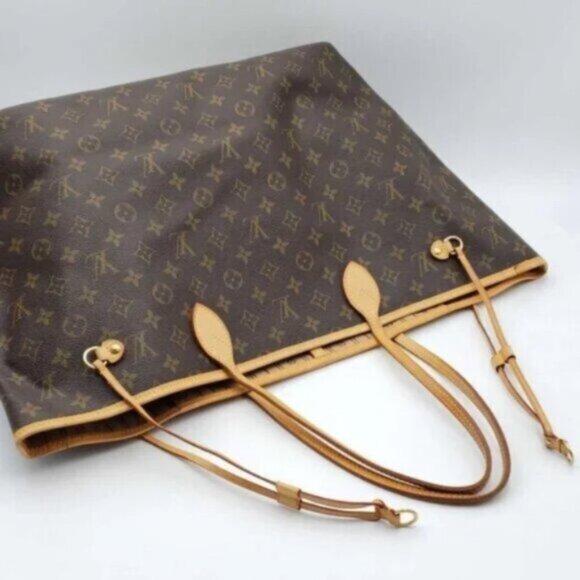 Louis Vuitton Neverfull GM Brown Monogram Canvas Shoulder Bag - Picture 4 of 14